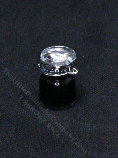 (image for) Miniature Blueberry Jam Jar for Dollhouses
