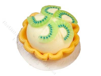(image for) Miniature Kiwi Pie for Dollhouses
