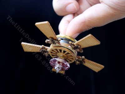 (image for) Miniature 12V Ceiling Light and Working Fan for Dollhouses
