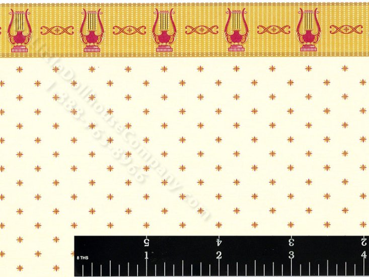 (image for) Dollhouse Scale Model Versailles Wallpaper