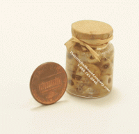 (image for) Miniature Halloween Jar of Skulls for Dollhouses