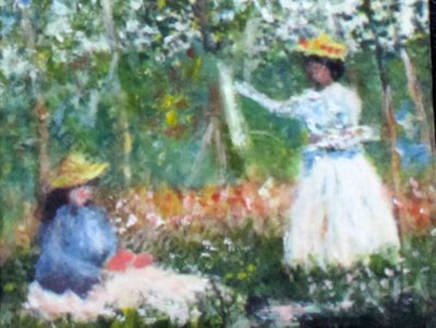 (image for) "In The Woods At Giverny" Replica Painting by Larry Morganti