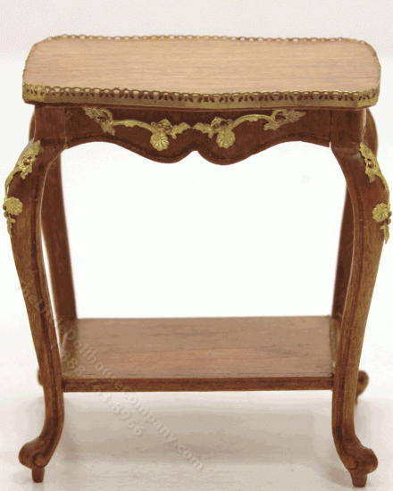 (image for) Miniature Louis XV Walnut Side Table By Judith Blondell