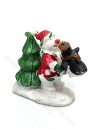(image for) Miniature Snowman and Penguin Figurine for Dollhouses