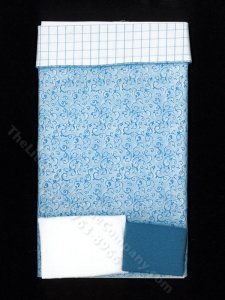 (image for) Miniature Blue Single Bedsheets & Pillows by Designs by Janet