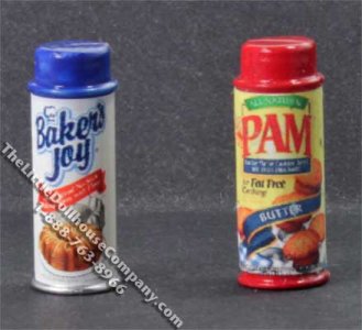 (image for) Miniature Can of Cooking Spray for Dollhouses (1/pk)