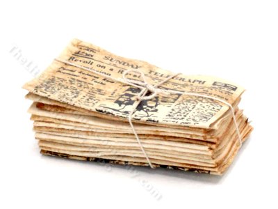 (image for) Miniature Sunday Telegraph Bundle for Dollhouses