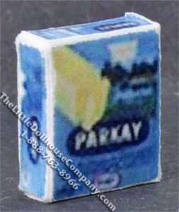 (image for) Miniature Margarine Box for Dollhouses