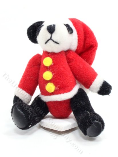 (image for) Miniature Santa Panda Bear by Russ Miniature Bears