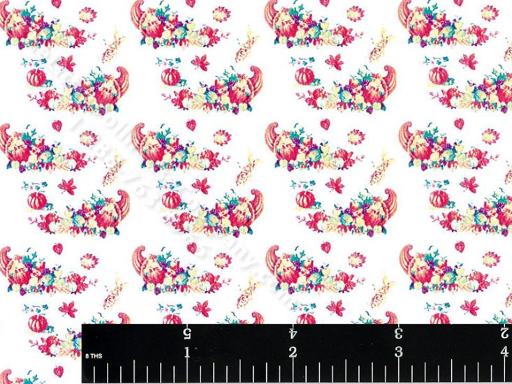 (image for) Cornucopia Miniature Wallpaper for Dollhouses