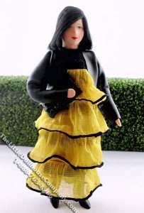 (image for) Jennifer Flexible Woman Doll by Erna Meyer for Dollhouses