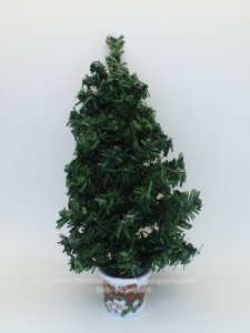 (image for) Miniature Undecorated Christmas Tree for Dollhouses
