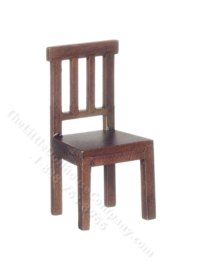 (image for) Miniature Walnut Benson Chair for Dollhouses