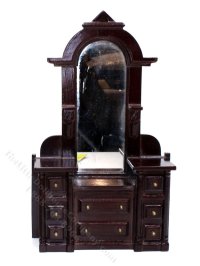 (image for) Vintage Mirrored Vanity for Dollhouses