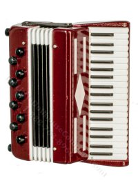 (image for) Miniature Accordion with Case for Dollhouses