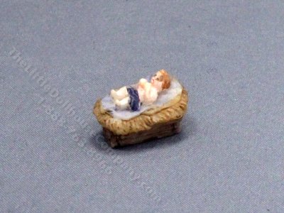 (image for) Miniature Baby Jesus Figurine for Dollhouses
