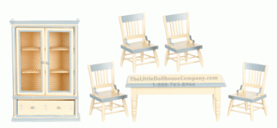 (image for) Miniature 6-Piece Dining Room Set