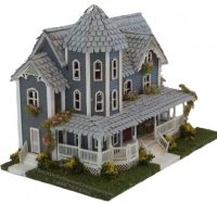 (image for) 1/144" Scale St. Beckham Gothic Victorian Dollhouse Kit