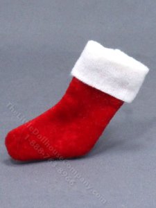 (image for) Miniature Christmas Stocking for Dollhouses