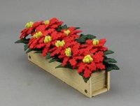 (image for) Dollhouse Miniature Poinsettia Flowers