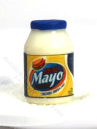 (image for) Miniature Jar of Mayonnaise