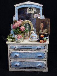(image for) Miniature Mirror Dresser by Twylla Charles for Dollhouses