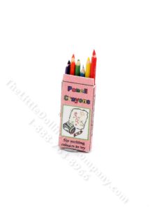 (image for) Miniature Pencil Crayons for Dollhouses