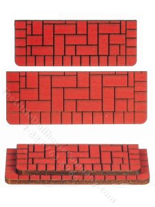 (image for) Miniature Double Brick Steps for Dollhouses