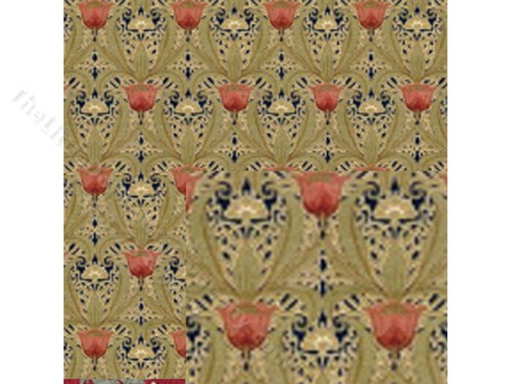(image for) 1/2 Scale William Morris Wallpaper for Dollhouses