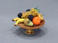 (image for) Miniature Pedestal Fruit Tray for Dollhouses