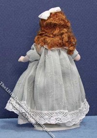 (image for) Miniature Red Haired Emma Doll by Danielle Design for Dollhouses