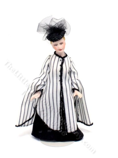(image for) Porcelain Victorian Lady in Fancy Coat by Cindy's Dolls