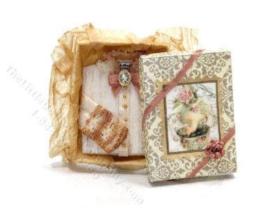 (image for) Miniature White and Pink Blouse by Judith Blondell