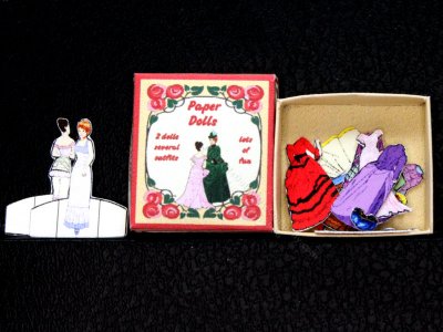 (image for) Miniature Dressable Elegant Lady Paper Dolls