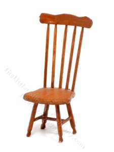 (image for) Miniature Narrow Chair for Dollhouses