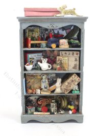 (image for) Miniature Child's Bookshelf by Twylla Charles for Dollhouses