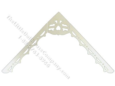 (image for) Dollhouse 45° Addition Gingerbread Trim
