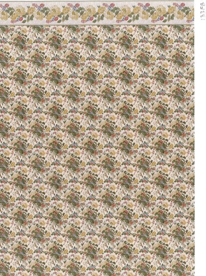 (image for) Floral Wallpaper with Border