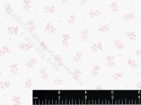 (image for) Pink Flowers Miniature Wallpaper for Dollhouses