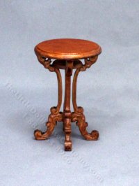 (image for) Miniature Round Pedestal Table for Dollhouses