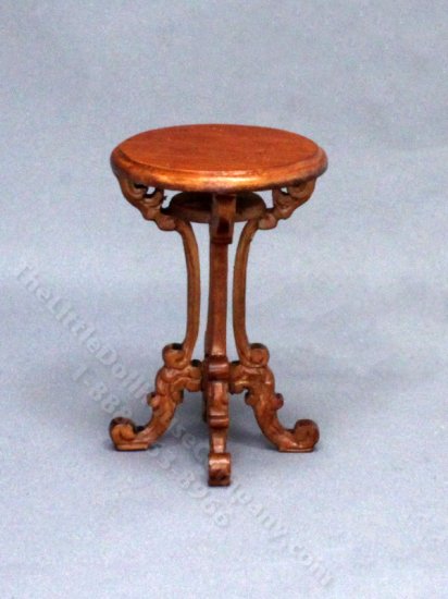 (image for) Miniature Round Pedestal Table for Dollhouses