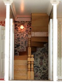 (image for) Assembled Front-Opening Federal Dollhouse