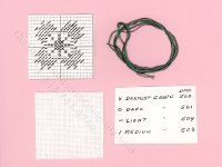 (image for) Miniature Cross Stitch Embroidery Kit for Dollhouses
