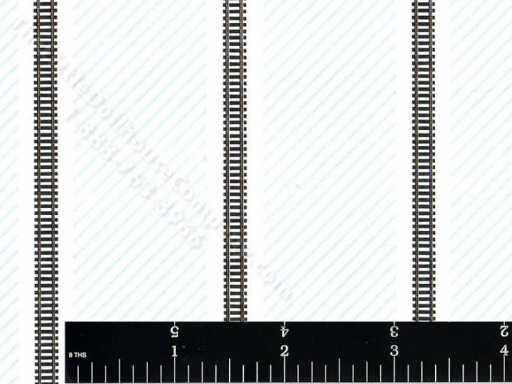 (image for) Choo Choo Tracks Miniature Wallpaper for Dollhouses - Blue