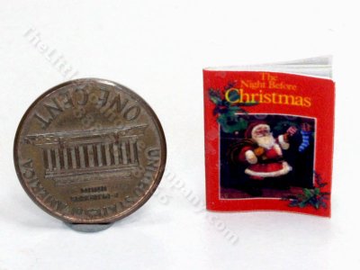 (image for) Miniature Book: 'The Night Before Christmas' Readable