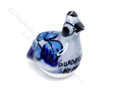 (image for) Miniature Handmade Ceramic Bird Statue for Dollhouses