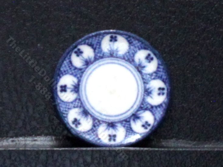 (image for) Vintage Handmade Miniature Clay Plate by J Clark