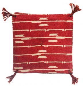 (image for) Dollhouse Scale Model Assorted Red and White Cat Pillows (1/pk)