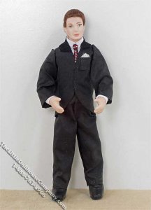 (image for) Brown Haired Man Wearing a Black Suit by Patsy Thomas