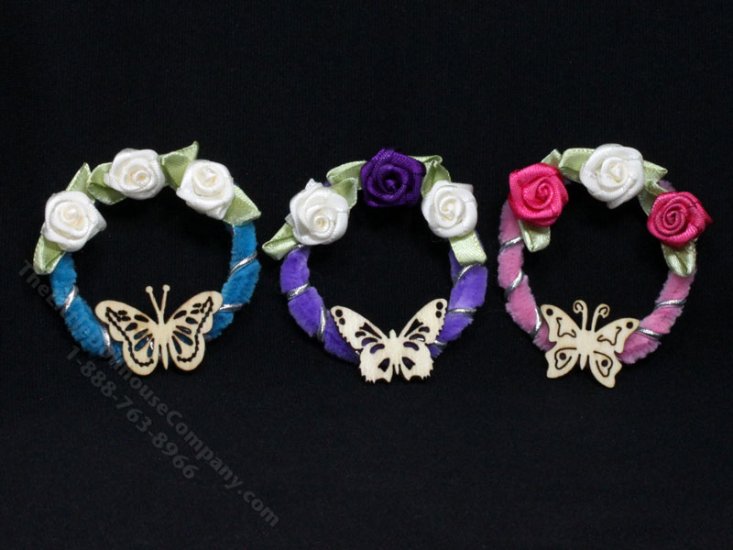 (image for) Miniature Spring Wreath for Dollhouses (1pc)